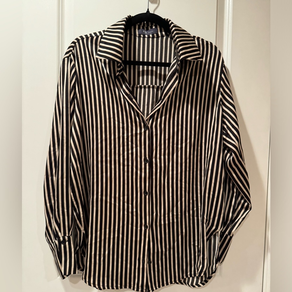 long sleeve sheer top